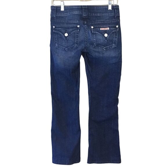 Ladies Hudson Signature Bootcut Low Rise 5-Pocket Jeans Washed Denim Size 26 - Picture 6 of 12